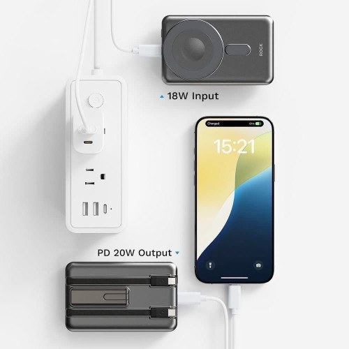Rock power bank wireless