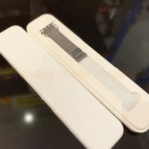 Second hand Apple watch 38mm bands Original Stainless Steel Milanese Loop.