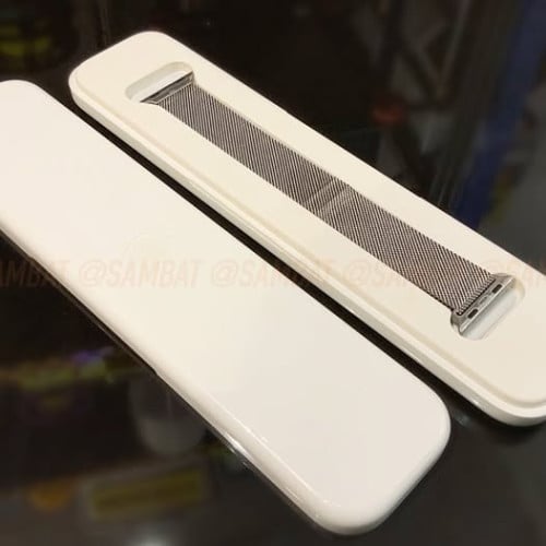 Second hand Apple watch 38mm bands Original Stainless Steel Milanese Loop.