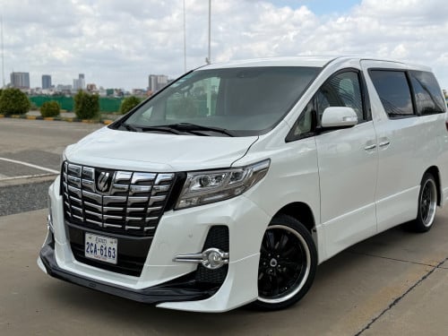 Toyota Alphard 2012 Full ឡើងមុខ 2017 ( កៅអីSC )
