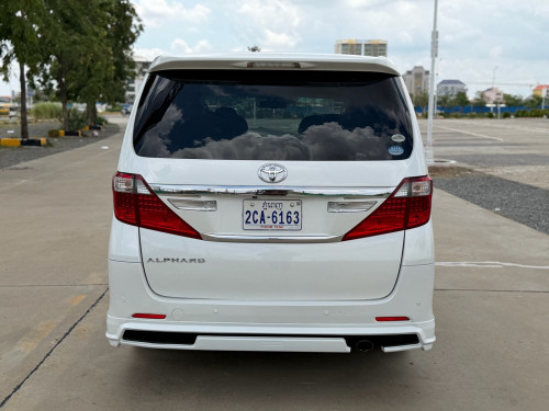 Toyota Alphard 2012 Full ឡើងមុខ 2017 ( កៅអីSC )
