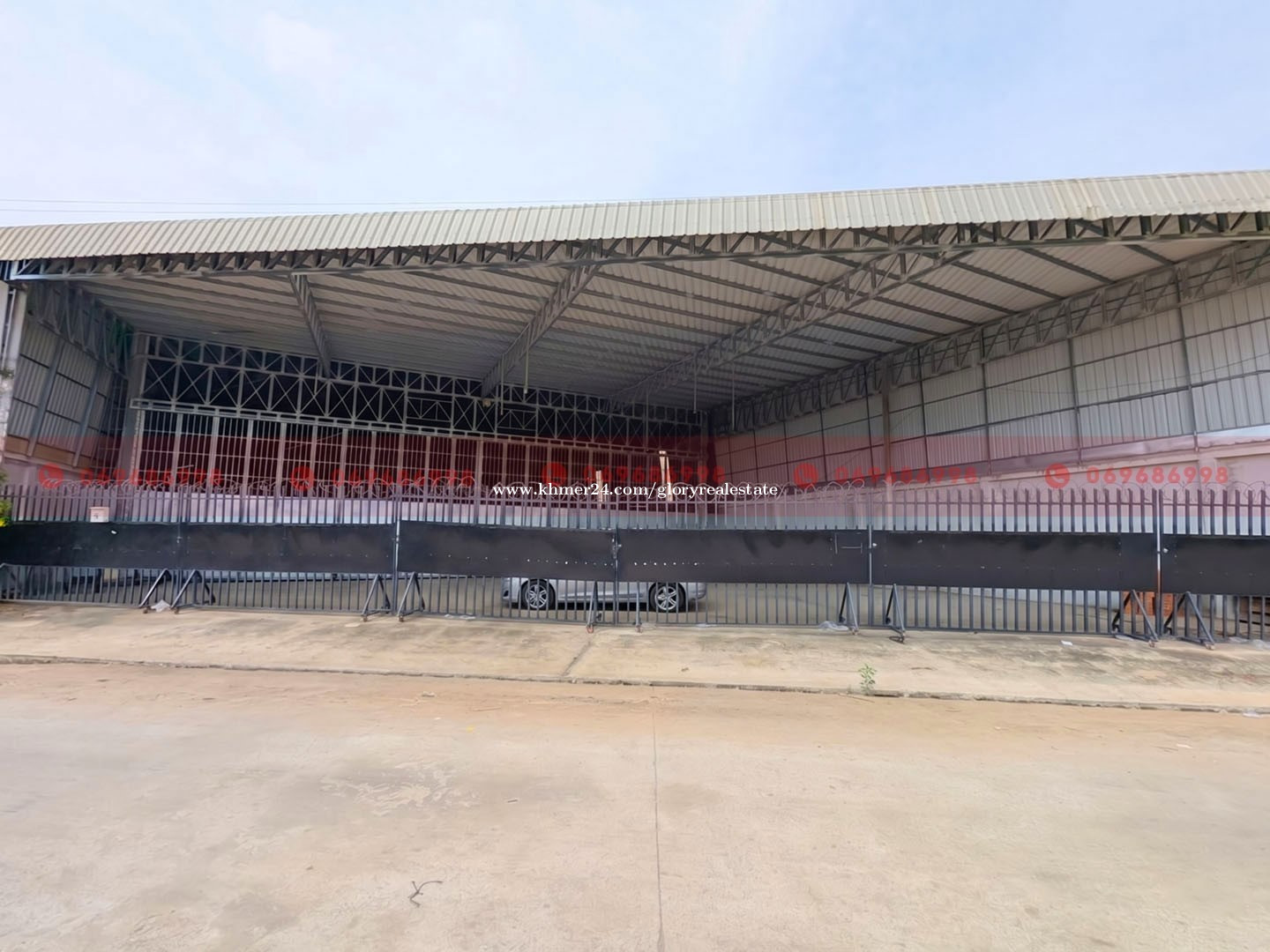 750 Sqm Warehouse For Lease On A Sub-Concrete Road In Samraong Kraom