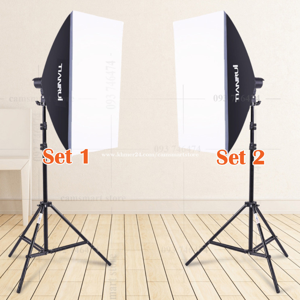 Photography Softbox Lighting Kits 50x70CM Professional Continuous Light System Soft box