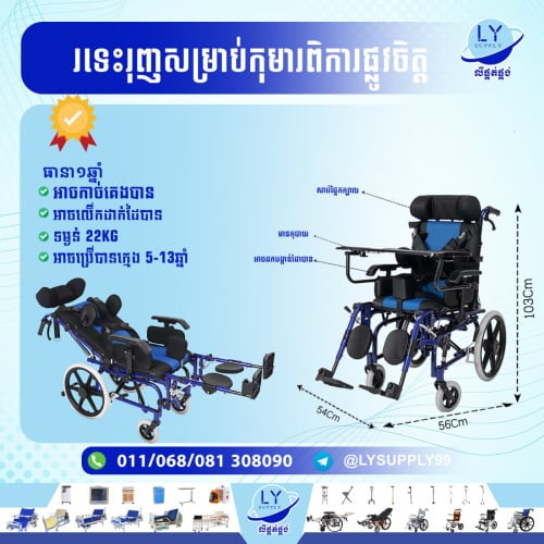រទេះរុញ​សម្រាប់កុមារពិការផ្លូវចិត្ត