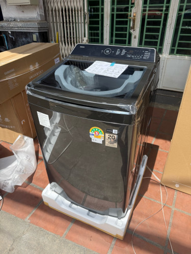ម៉ាសុីនបោក 12kg Samsung 2026 សេរីថ្មី មាន ២ពណ៌