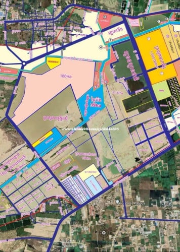 ដីលក់បន្ទាន់ជិត ចំងាយ 250m ពីរមណីដ្ឋានភ្នំរាប