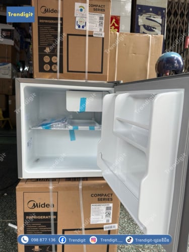 ទូរទឹកកកខ្នាតតូច Midea Mini Fridge MDRD86FGG50ID