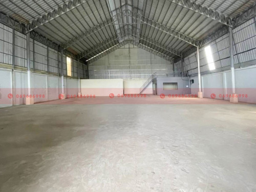750 Sqm Warehouse For Lease On A Sub-Concrete Road In Samraong Kraom