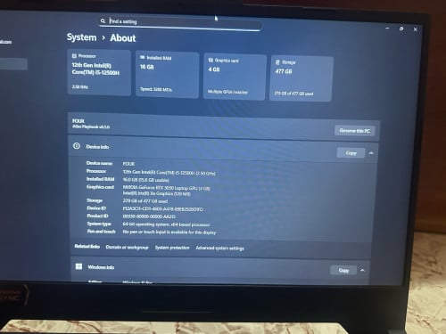 ASUS TUF F15 FX507ZC4 Gaming Laptop