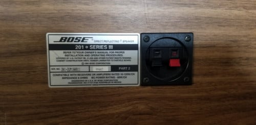 Bose speakers 240W model 201 series 3 សុំលេងពិរោះ from USA 92%