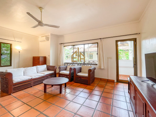 French Colonial 2 Bedroom  Services  apartment for rent in Tonle Basac- Phnom Penh.