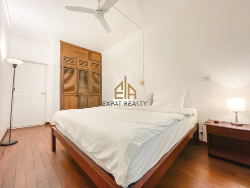 French Colonial 2 Bedroom  Services  apartment for rent in Tonle Basac- Phnom Penh.