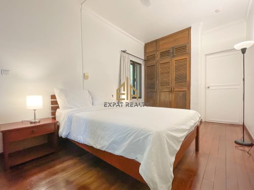 French Colonial 2 Bedroom  Services  apartment for rent in Tonle Basac- Phnom Penh.