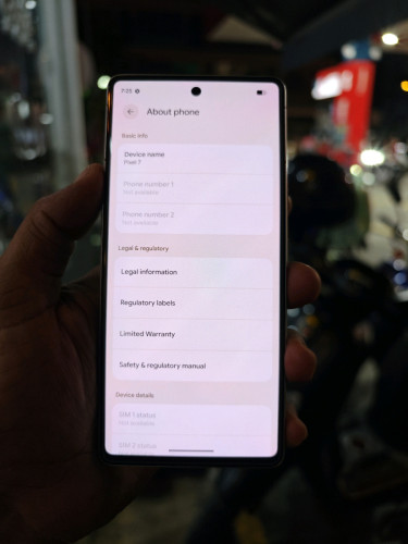 Google Pixel7 8g/128g_JP(វៃដូរបាន)👉$210