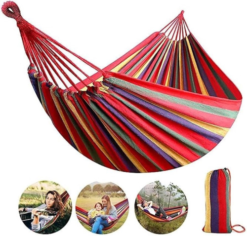 Hammock👉The type of thick, clean fabric, sleeps for a long time without back pain, does not suffoc