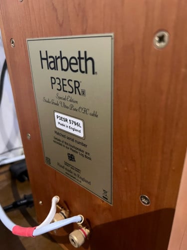 Harberth bookshelf speaker 1250 usd