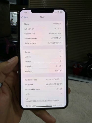 iphone xs max 64
