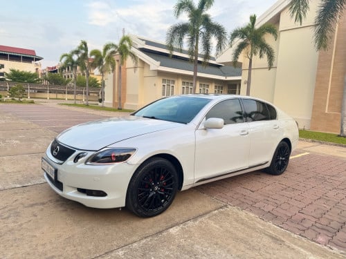 LEXUS GS300 ឆ្នាំ2006 ប៉ុង2 FULL Option-ពណ៌គុជខ្ចងបងៗ.