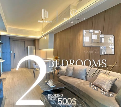Luxury river view condo with READY TO MOVE IN status 🏙️✨  Best price, Location , Investment !