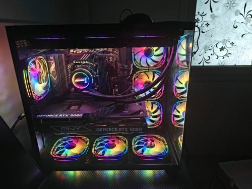 PC Spec ខ្ពស់ ស្អាតដូចថ្មី VGA 5080 I9-14KF M.2 Samsung 990 Pro 1TB