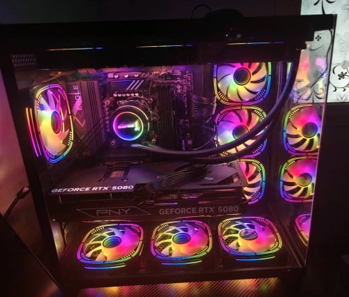 PC Spec ខ្ពស់ ស្អាតដូចថ្មី VGA 5080 I9-14KF M.2 Samsung 990 Pro 1TB