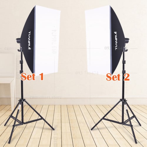 Photography Softbox Lighting Kits 50x70CM Professional Continuous Light System Soft box