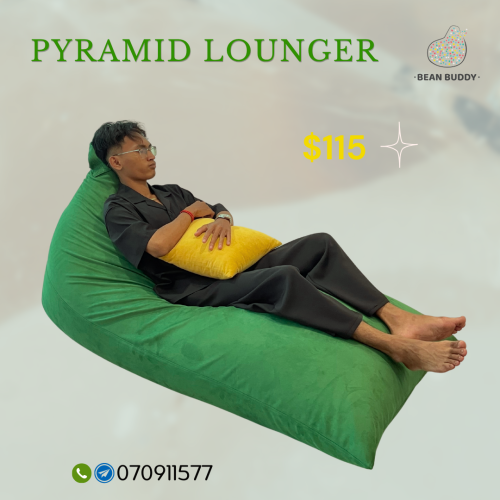 Pyramid Lounger Bean Bag
