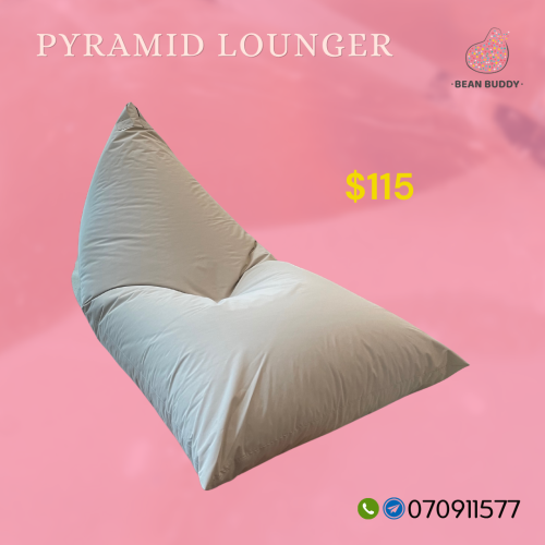 Pyramid Lounger Bean Bag