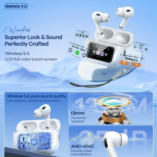 Remax Earphone + ANC - 18$