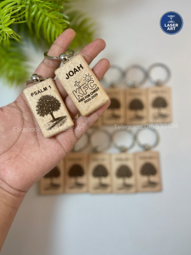 Round Keychain with Customize Name/Wordings/Logo/Photo