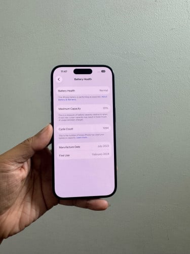 Sell 15 Pro 128g Ch Sim2 Scan 98% Freeផ្លុំ