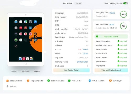 Sell iPad 9th best condition, WiFi, or exchange with camera