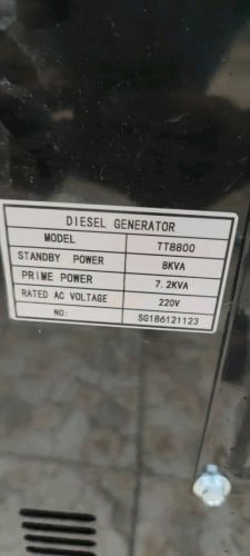 WTS ម៉ាស៊ីនភ្លើងលក់ 8kva 600$(ចចារ) pm me ទីតាំងប៉ោយប៉ែត