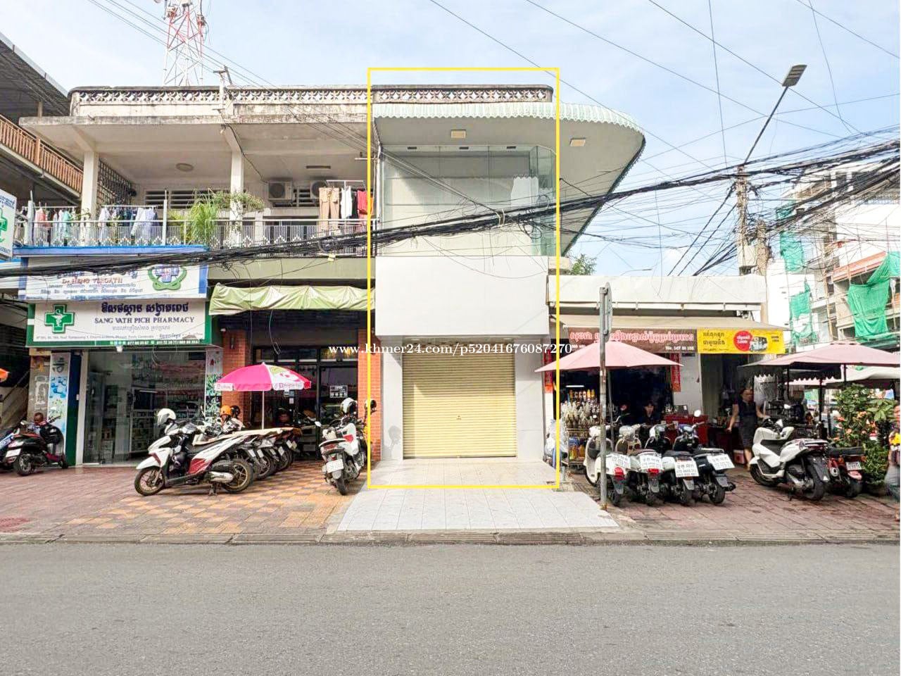 Shophouse for rent in Toul Tum Pung