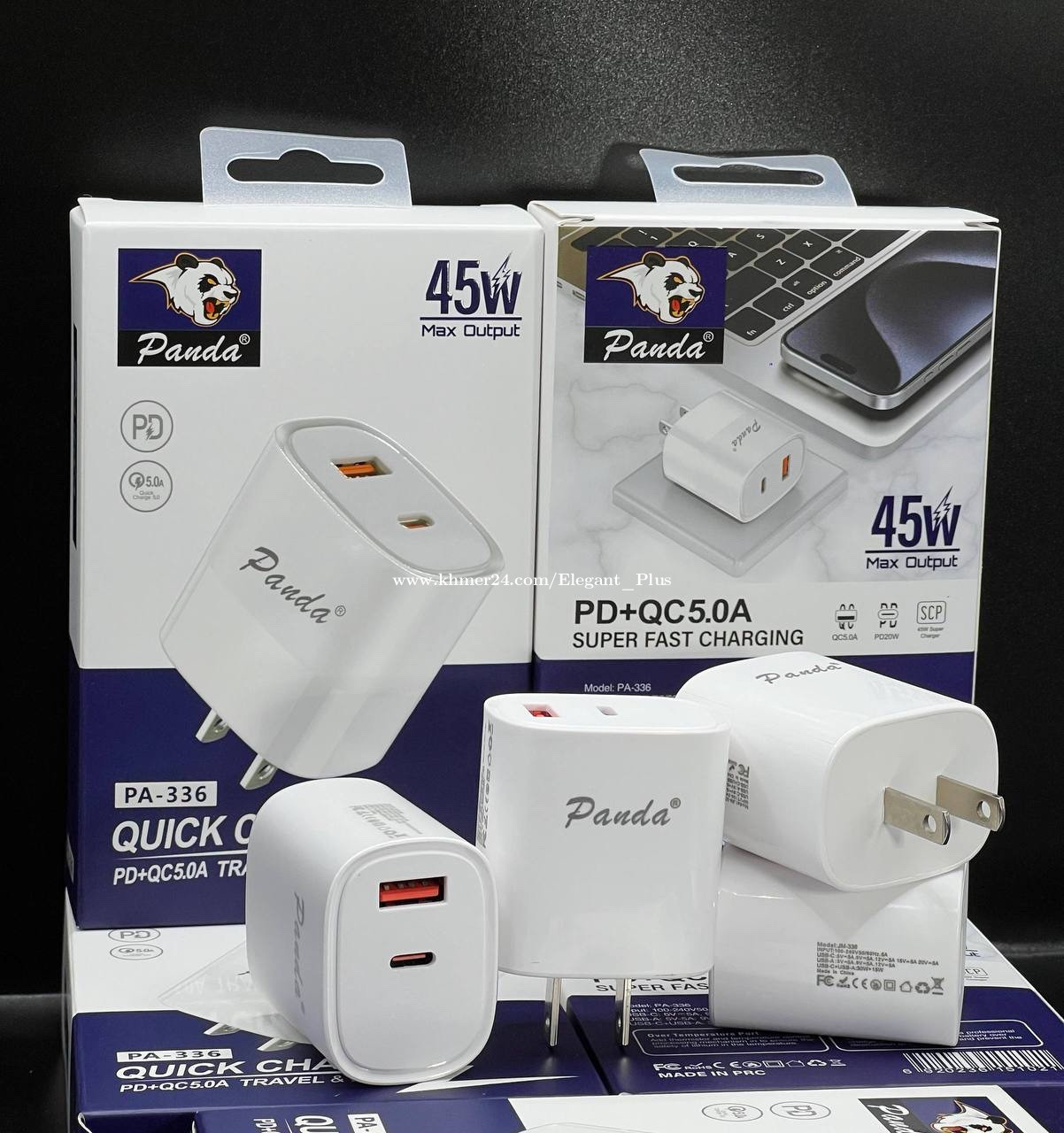 EP60-ដុំ panda 45W 1PD+1USB
