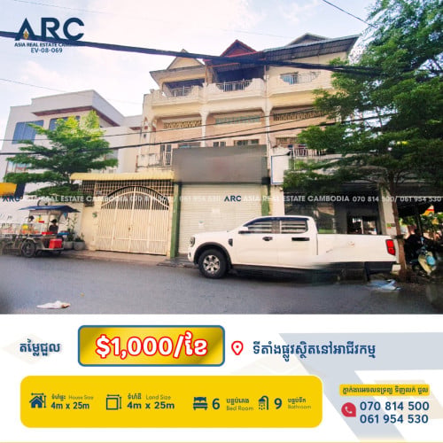 ផ្ទះអាជីវិកម្មដាក់លក់ និងជួល នៅទួលទំពូង