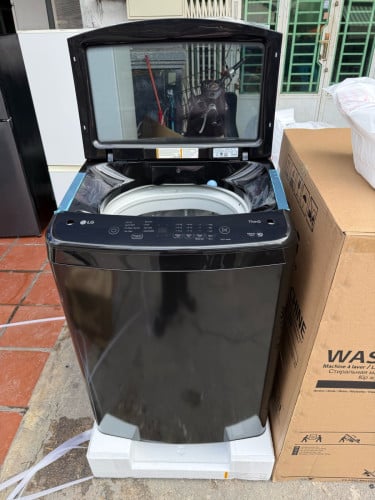 ម៉ាសុីនបោក 12kg LG ថ្មីកេស ធានា១ឆ្នាំ