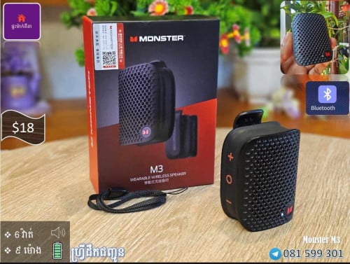បាសតូចខ្លឹម Monster M3