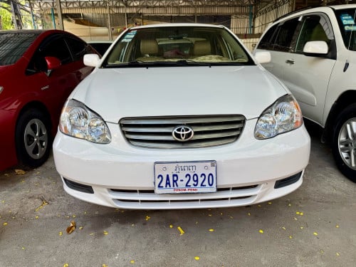 🚘កាត់បានក្តៅ Corolla 03 le ក្នុងលឿង ម៉ាសុីន ប្រអប់លេខជើងក្រោម