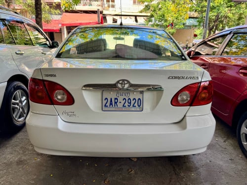 🚘កាត់បានក្តៅ Corolla 03 le ក្នុងលឿង ម៉ាសុីន ប្រអប់លេខជើងក្រោម
