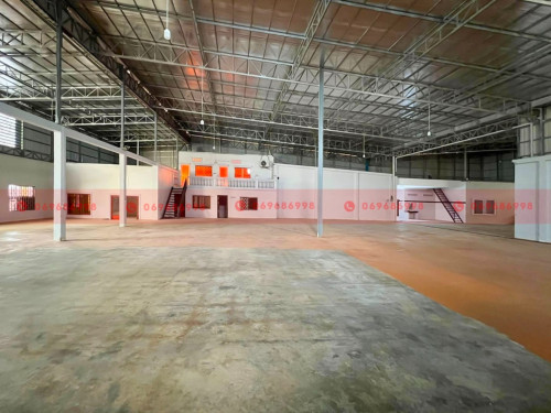 1200 Sqm Warehouse For Lease On A Concrete Road In Krang Thnong Area