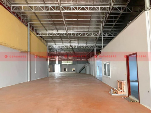 1200 Sqm Warehouse For Lease On A Concrete Road In Krang Thnong Area