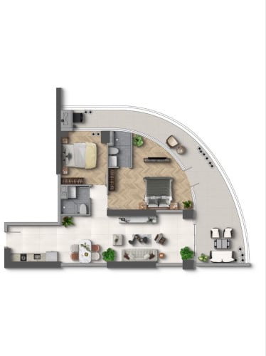 2 Bedroom Morgan Enmasion