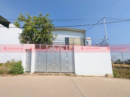 200 Sqm Warehouse For Lease On A Sub-Road In Kouk Roka, Prek Phnov