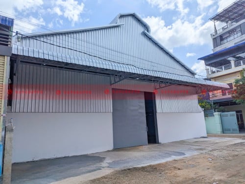 400 Sqm Warehouse For Lease On A Sub-Road In Kouk Khleang, Sen Sok
