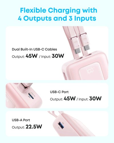 Anker Zolo Power Bank ថ្មី (20,000mAh, 45W)