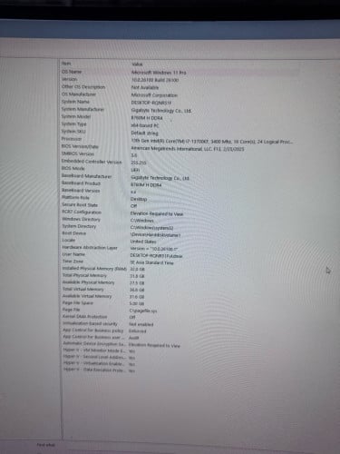Desktop Gaming 1set i7-13700KF