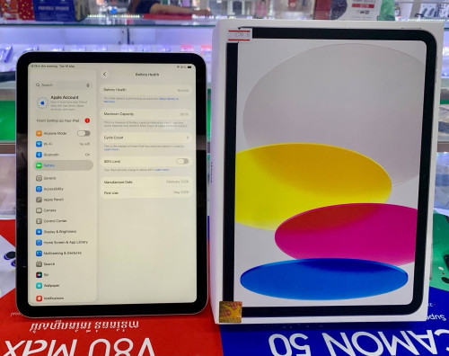 iPad A16 (11) 256G 99.99% សាក0ដង សំណុំសុីន