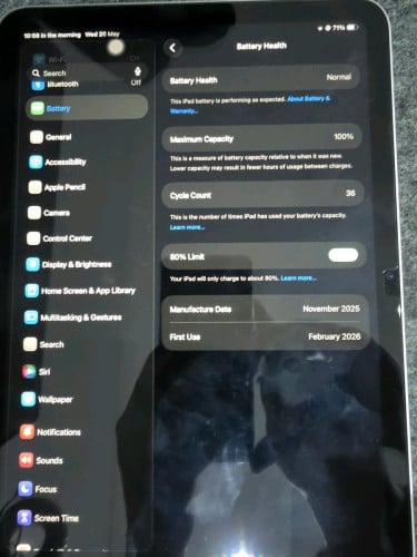 IPad A16 330$ ដាច់ Fullset Box