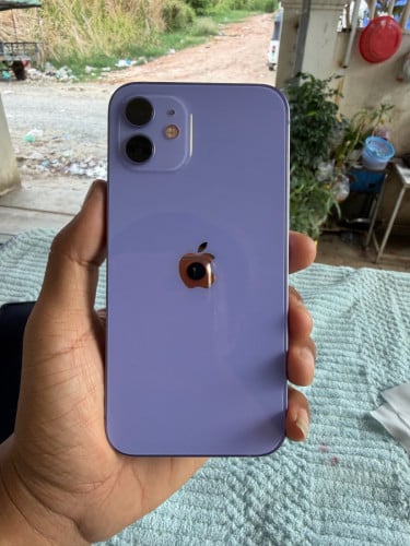 IPhone 12 128GB សណុំហ្សុីនទាំងអស់​ តួ​ស្អាត​ខ្ចី99%